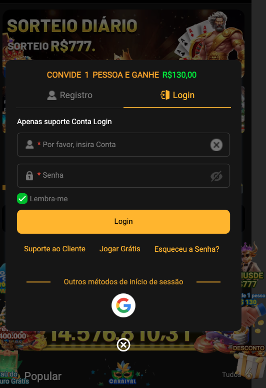 Aplicativo móvel 6754BET